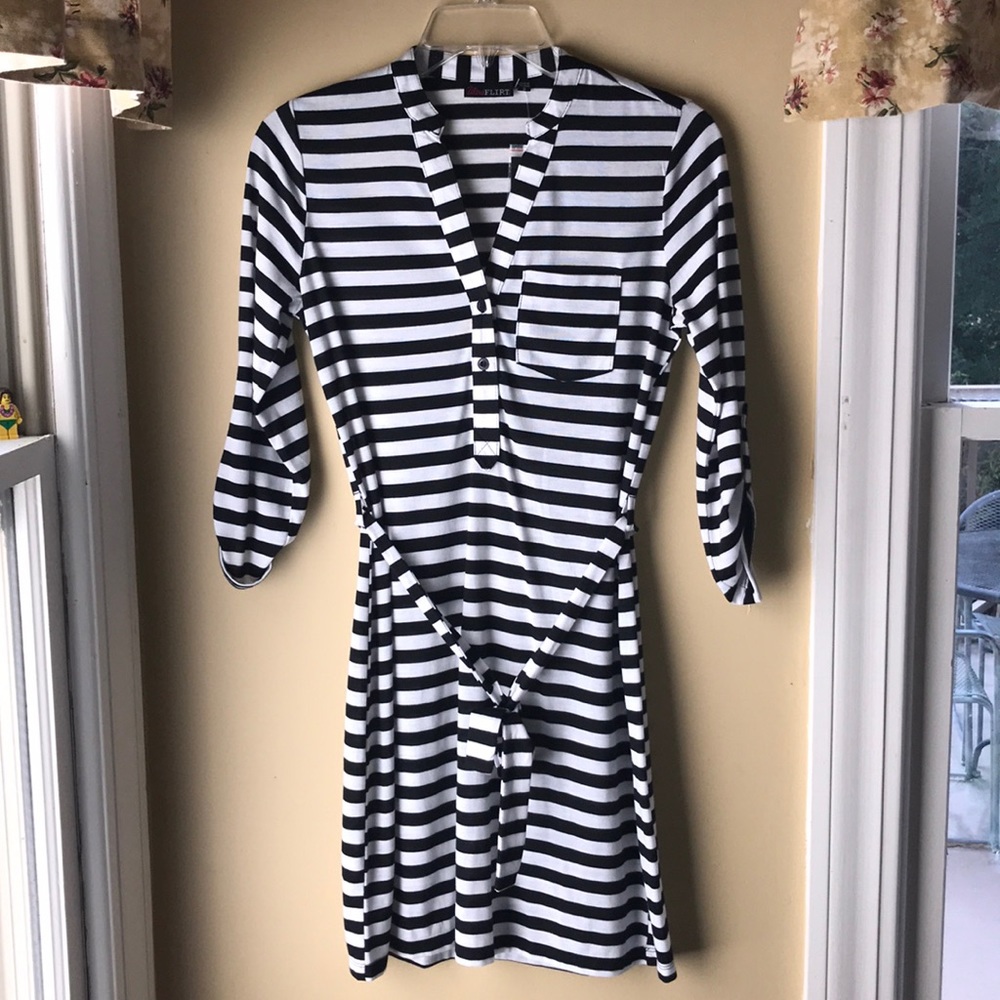 NWT Striped shirt dress